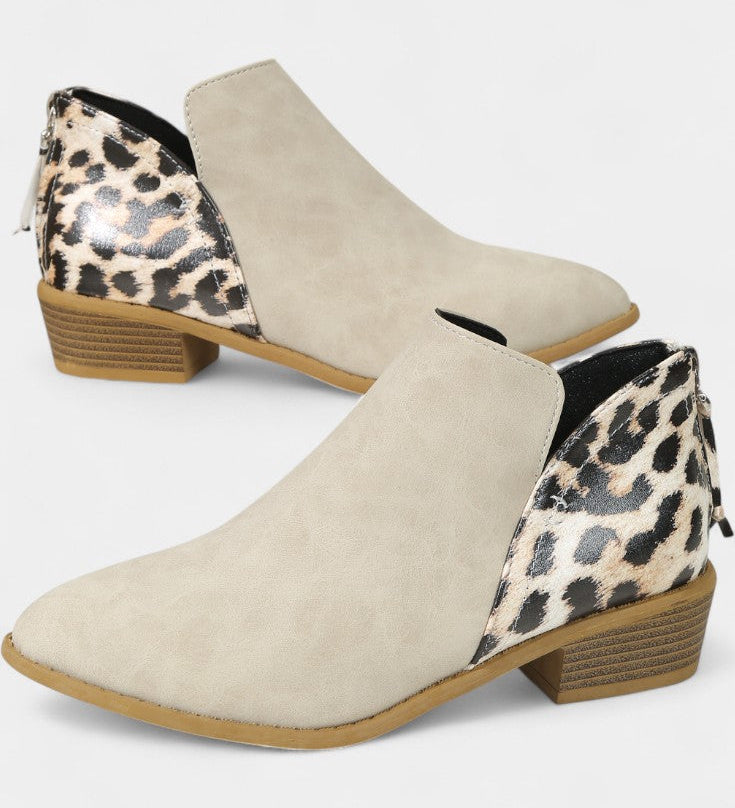 Janicee Botas Ortopédicas con Estampado de Leopardo
