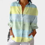 Martina™ | Blusa de verano con estampado vibrante