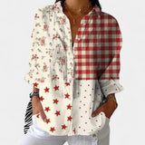 Nika – Blusa de verano con un estampado vibrante