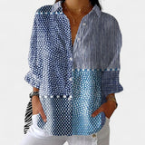 Nika – Blusa de verano con estampado vibrante