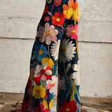 Andrea - pantalones florales holgados