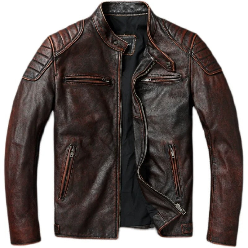 Hugo™ | Chaqueta de cuero vintage