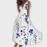 Romy - Vestidos florales con escote en V